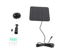 NUMNBE Solar Charging Panel per Campanello con Telecamera, Pannello Solare 4W 5V, 5W 5V, Caricatore Ecologico - Alimentazione Continua, Resistente alle Intemperie, Installazione Facile (Riparazione)