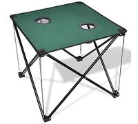 NUMNBE Tavolo da campeggio pieghevole 60 x 40 cm, resistente alle intemperie, portatile, robusto con poliestere e borsa per il trasporto per interni ed esterni, picnic e campeggio