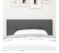 NUMNBE Testiera in tessuto Corduroy grigio rettangolare finitura opaca 80 x 7 x 88 cm per letto singolo interno camera da letto