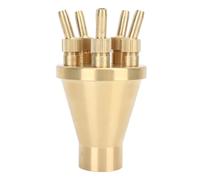 NUMNBE Ugello Fontana in Rame, Getto Diretto, Universale, Spruzzatore per Piscina G1 Pollice - Design Efficace, Materiale Durevole, Ideale per Giardino e Progetti Architettonici (g1in)