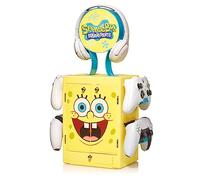 Numskull - Armadietto da gioco ispirato a SpongeBob SquarePants per 4 controller - 10 giochi - 1 auricolare