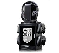 Numskull - Armadietto da gioco ispirato al logo di Destiny Light per 4 controller - 10 giochi - 1 auricolare