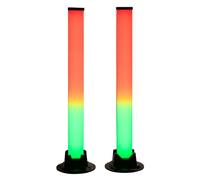 Numskull Barre luminose a LED da tavolo con illuminazione RGB, luci di gioco ambientali che cambiano colore tramite Bluetooth o telecomando per Xbox, PlayStation, PC, Switch, compatibilità