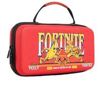 Numskull Custodia Ufficiale Fortnite per Switch e Switch 2 - Edizione Party Peely vs Fishstick - Contiene 10 Giochi e Accessori