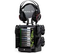 Numskull Game Storage Tower, Controller Holder, Headset Stand for PS4, Xbox One, Nintendo Switch-Official Halo Merchandise, Colore, NS2262