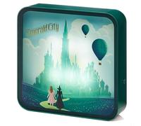 Numskull Lampada LED ufficiale Wicked in acrilico - design Elphaba & Glinda - Alimentazione USB o a batteria - Montaggio su scrivania, mensola o parete