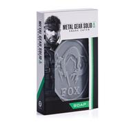 Numskull Metal Gear Solid Delta - Sapone mangiatore di serpenti su corda - Sapone a forma di piastrina con catena in metallo - Regalo tattico per i fan