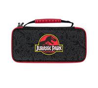 Numskull Official Jurassic Pack Hard Shell Travel Case for Nintendo Switch and OLED Model 2021 Console - Fits 10 Games and Switch Accessories