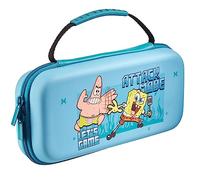 Numskull Official Spongebob Squarepants Hard Shell Travel Case for Nintendo Switch and OLED Model 2021 Console - Fits 10 Games and Switch Accessories