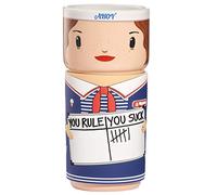 Numskull Official Stranger Things Robin Buckley Scoops CosCup - Tazza in ceramica con manica in gomma, 400 ml