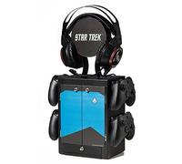 Numskull Star Trek - Armadietto da gioco blu, supporto per controller e cuffie per PS5, Xbox Series X S, Nintendo Switch, prodotto ufficiale Star Trek