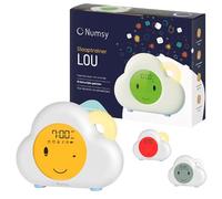 Numsy Sleep Trainer Lou - Allenatore di sonno per bambini con suoni lenitivi, luce notturna e blocco per bambini, aiuta i bambini a imparare a dormire e svegliare, aiuto per il sonno senza fili