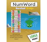 NumWord Barefoot Bridge: 600 Puzzle Words, Word Sequence Brain Games for Adults Seniors and Teens