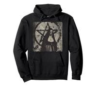 Nun Horror Cool, Pentagramma, Suora Ribelle Felpa con Cappuccio