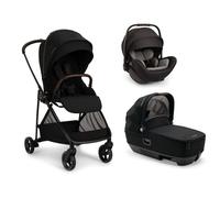 NUNA - Trio IXXA Next Caviar con Navicella Cari e Seggiolino Arra Flex Caviar