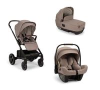 Nuna - Trio Mixx Con Navicella Cari Next + Seggiolino Auto Pipa Next Isize - Cedar