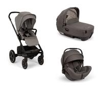 Nuna - Trio Mixx Con Navicella Cari Next + Seggiolino Auto Pipa Next Isize, Thunder