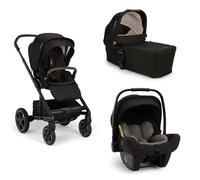 Nuna - Trio Mixx Con Navicella Mixx Next + S.A. Pipa Next Isize - Caviar Ecopelle Chocolate