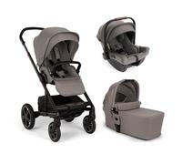 NUNA - Trio Mixx Granite Ecopelle Black + Seggiolino Auto Pipa Urbn