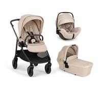 NUNA - Trio Swiv Biscotti con navicella LYTL e seggiolino Arra Flex