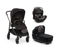 NUNA - Trio Swiv Caviar con navicella Cari e seggiolino Arra Flex