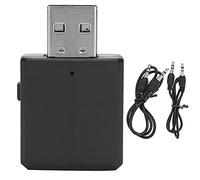 Nunafey Ricetrasmettitore audio wireless, alimentatore USB ampiamente utilizzato Interfance da 3,5 mm leggero ZF-169 Plus modello ricetrasmettitore audio wireless USB per computer