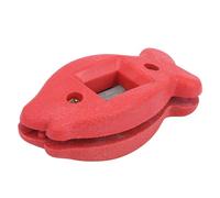 Nunafey Strumento per affilare Le Lame dei Pattini da Ghiaccio, smerigliatrice per Lame dei Pattini da Ghiaccio più affilate e lucidate, Mola Grossolana Regolabile per Pattini da Hockey(Red)