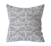 Nunbee Animali Copri cuscino Super Soft Short Plush Federe per cuscini quadrati Divano letto Home decor Federa decorativa - 18x18 Inch /45x45 CM,Grigio No.24