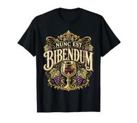 Nunc EST Bibendum Vino Latino Maglietta