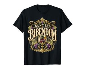 Nunc EST Bibendum Vino Latino Maglietta