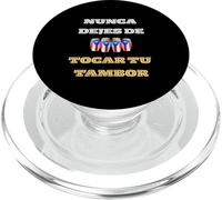 Nunca Dejes De Tocar Tu Tambor Orgullo Boricua Porto Rico PopSockets PopGrip per MagSafe