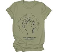 Nunca Duvide Do Que Uma Oração Pode Fazer Maglietta, Nunca Duvide Do Que Uma Oração Pode Fazer T-shirt Donna Uomo, Verde, M