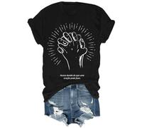 Nunca Duvide Do Que Uma OraçãO Pode Fazer Shirt Funny Pray What Prayer Can Do T-Shirt, Nero , XXL