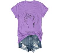 Nunca Duvide Do Que Uma OraçãO Pode Fazer Shirt Funny Pray What Prayer Can Do T-Shirt, Viola, XL