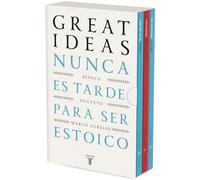 Nunca es tarde para ser estoico (Serie Great Ideas): (edición estuche con: De la vida feliz de Séneca | Meditaciones de Marco Aurelio | Manual de vida de Epicteto)