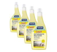 Nuncas Casa9 - Detergente Multiuso - Fresco Agrumato - Ricarica - 750 ml (Confezione da 4)