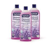 Nuncas Pavimenti Profumati Detergente Pavimenti, Lavanda, Multipack, Confezione da 3 x 1 litri