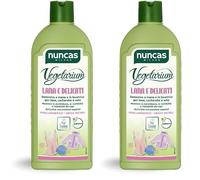 Nuncas Vegetale Detersivo a Mano e in Lavatrice Lana e Delicati - 500ml (Confezione da 2)