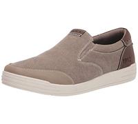 Nunn Bush Kore City Walk Canvas Moc Toe Slip-on, Scarpe da Ginnastica Uomo, Pietra, 43 EU