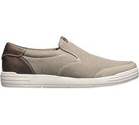 Nunn Bush Kore City Walk Canvas Moc Toe Slip-on Sneaker Uomo, Pietra, 44.5 EU