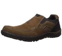 Nunn Bush Men's Quest Moccasin Toe Rugged Casual Leather Slip on Loafer with Memory Foam Insole Oxford