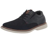 Nunn Bush Otto Plain Toe Knit Oxford Lace Up with Lightweight Sole, Uomo, Blu Mare, 45 EU