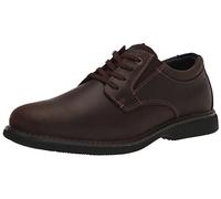 Nunn Bush Otto Plain Toe Oxford in Pelle con Lacci e Suola Leggera da Uomo, Cavallo Pazzo Marrone., 43 EU