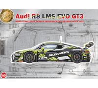 NuNu PN24044 Audi R8 LMS GT3 WORLD CHALLENGE EUROPE IMOLA 2022 LIMITED EDITION