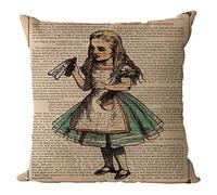 Nunubee Cotone e Lino Shabby Chic Animale Copricuscini e Federe Cuscini Decorativi per Divano Letto 45x45cm