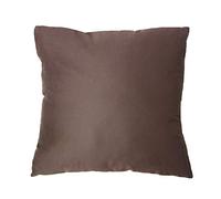 Nunubee, federa per cuscino quadrata, in cotone, per divano o letto, decorazione per la casa, 40 x 40 cm 20x20 Inch / 50x50 CM Cioccolato