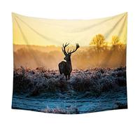 Nunubee Poliestere Hippie Arazzo Mandala Bohemian Psichedelico Intricato Indiano Copriletto 79x59 Inch / 200x150 CM - Cervo 2#