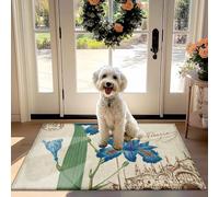 Nunubee Venezia Floreale Anti-Slip Assorbente Zerbino per Porta Anteriore Corridoio, Cucina - Artistico Design di Giorgetto