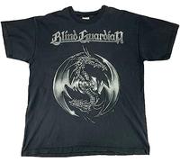 NUO YI JIA Men's Blind Guardian Tour Band Tee t Shirts Black S