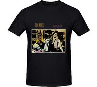 NUO YI JIA Tom Waits Swordfishtrombones T-Shirt Printed Black Graphic Tee Black XL